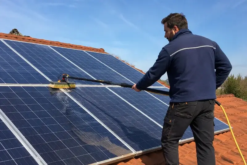 Nettoyage et entretien de panneaux solaires à Tarerach