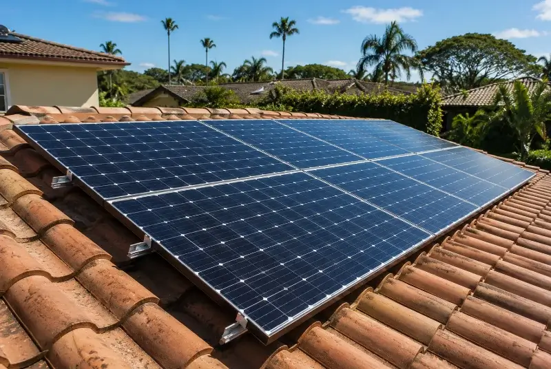 Installation de panneaux solaires à Tarerach